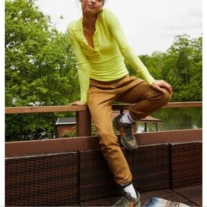 FP Movement by Free People Neon Yellow Long Sleeve Top